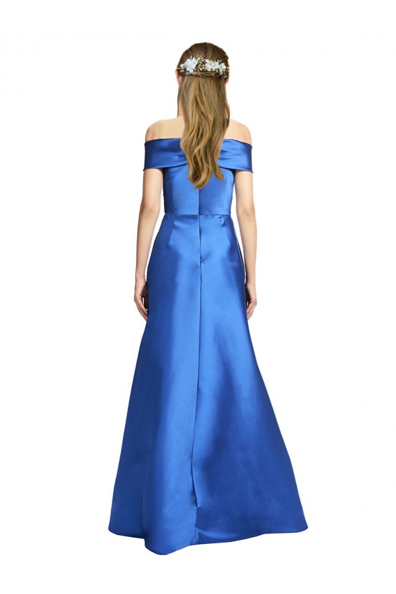 Outlet Satin Sleeveless A-Line Evening Dresses UK