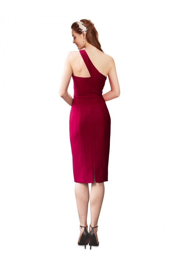 Outlet Stretch Crepe Black Sleeveless Sheath Evening Dress UK