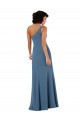 Outlet Soft Chiffon Burgundy Sleeveless A-Line Evening Gown UK