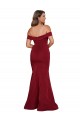 Outlet Spandex Burgundy Sleeveless Mermaid Plus Size Evening Dress UK
