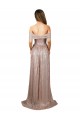 Outlet Sequin Champagne Sleeveless A-Line Sexy Evening Dress UK