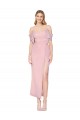 Outlet Soft Chiffon Primrose Cold Shoulder Mermaid Evening Dress UK