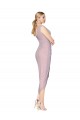 Outlet Soft Chiffon Primrose Sleeveless Mermaid V-Back Evening Dress UK