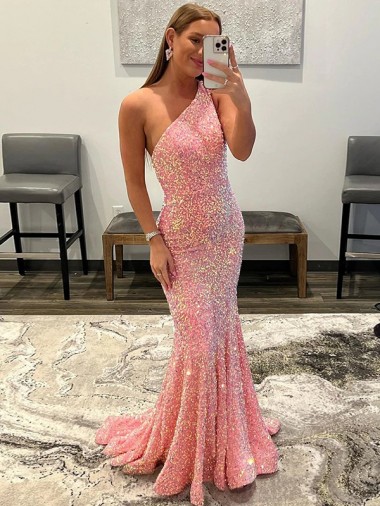 Outlet Velvet Sequin Pink Sleeveless Sheath Evening Dress UK