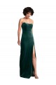 Outlet Stretch Velvet Dark Green Sleeveless Sheath Low Back Sexy Evening Dress UK