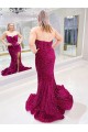 Outlet Velvet Sequin Sleeveless Sheath Sweetheart Evening Dress UK