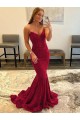 Outlet Velvet Sequin Burgundy Sleeveless Sheath Evening Dress UK