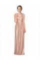 Outlet Sequin Rose Gold Sleeveless Sheath Evening Dress UK